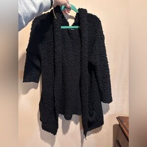 Forever 21 high low hooded cardigan